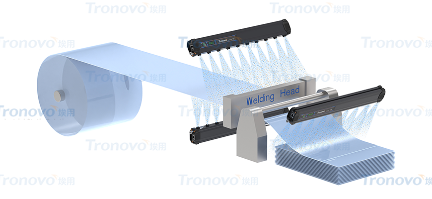 离子棒在平口袋制袋机除静电中的应用案例